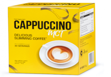 Cappuccino MCT es una gran solución para las personas que no pueden imaginar la vida sin café y que planean perder peso.